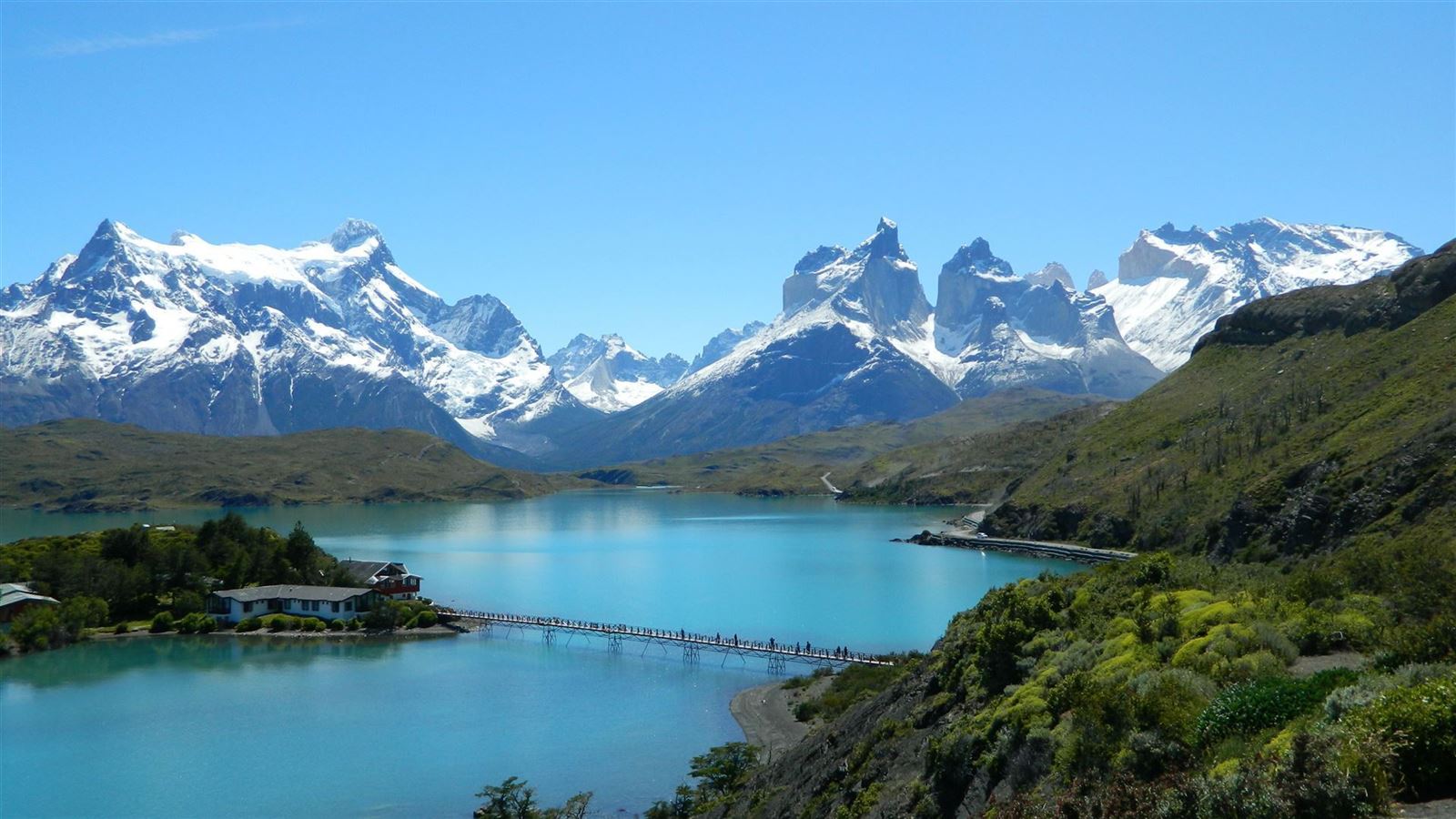 Torres del Paine mit Lago Pehoe